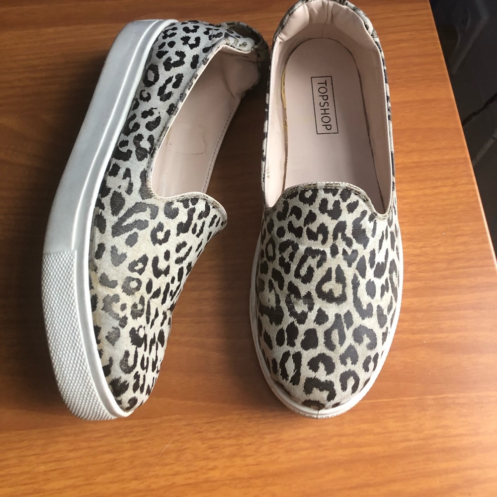 Topshop slip on sneakers